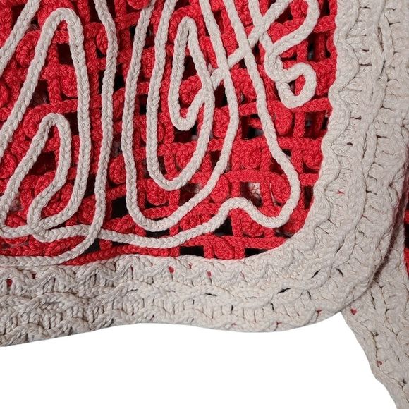 Woman's Chicos Knit Open Crochet Cardigan Size 3 - Picture 5 of 5